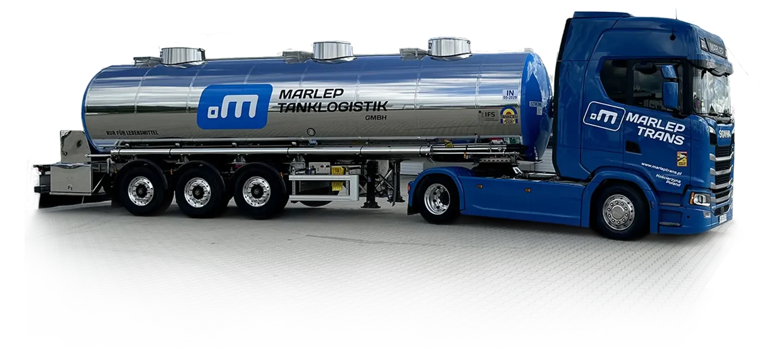 ausgeschnittener LKW Marlep Tanklogistik